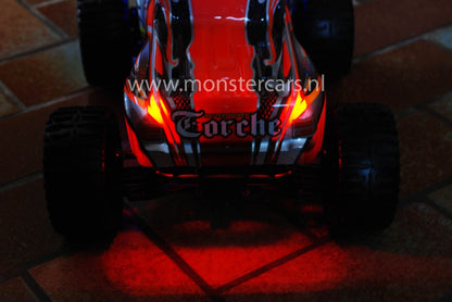 RC 4-LED Kap Verlichting - 9V Aansluiting