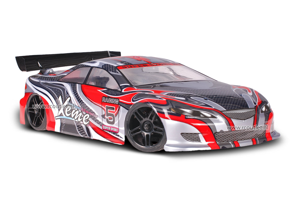 Himoto 1:10 Brushless Nascada Xeme Red Carbon