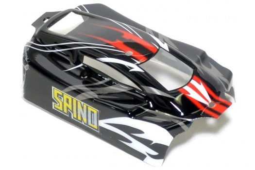 28656 Casing 1:18 Buggy Black White Flames