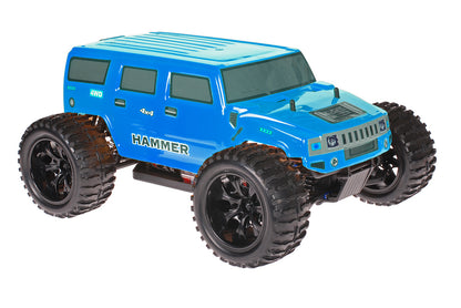 Himoto 1:10 RC Monster Truck Hummer Blue 2.4GHz AANBIEDING!