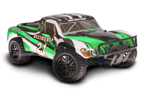 Himoto 1:10 Brushless Rally Short Course Truck Green Carbon