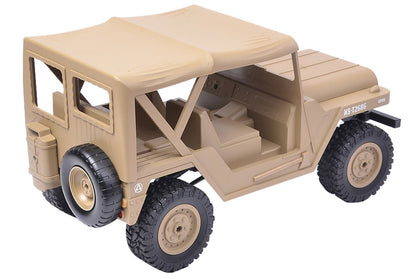Vortex RC Military Jeep 4WD Brown 2.4GHz