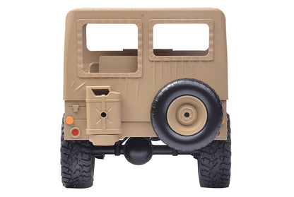 Vortex RC Military Jeep 4WD Brown 2.4GHz