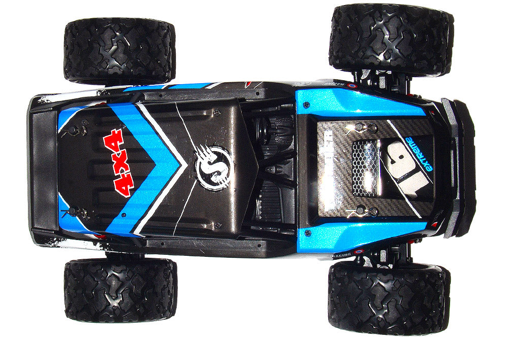 Vortex Monster Truck 4x4 Thunder Strike Blue 2.4GHz + LiPo Accu!