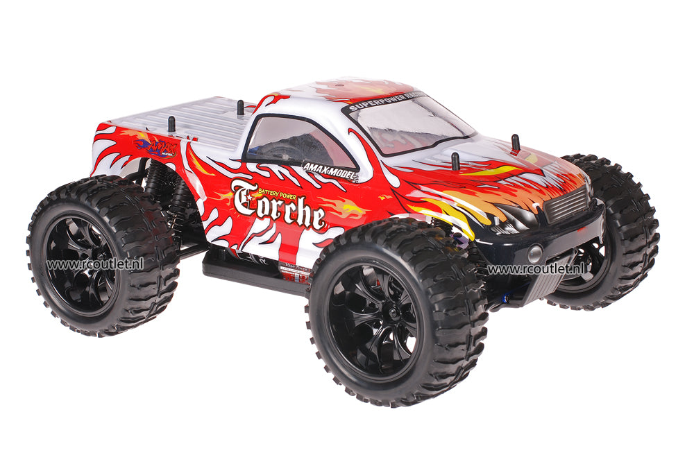 Himoto 1:10 Truck Silver Red - Kap