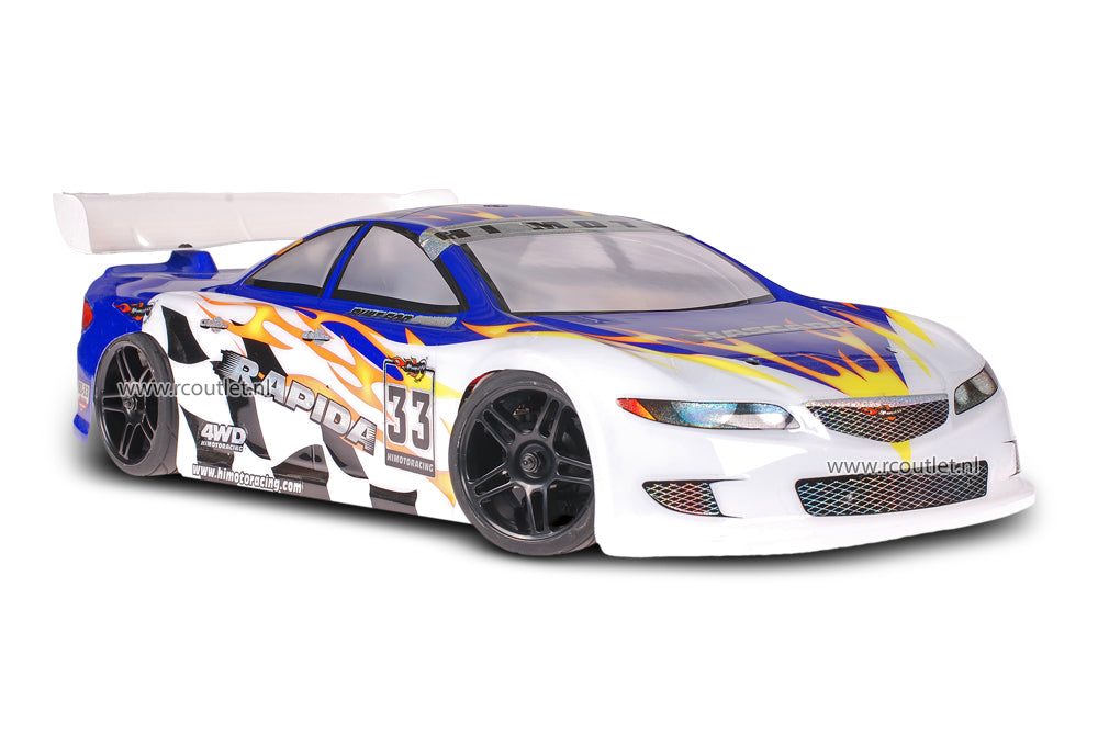 Himoto 1:10 Brushless Nascada Rapida Blue Flag