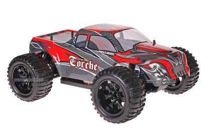 Himoto 1:10 RC Monster Truck Red Carbon 2.4GHz AANBIEDING!