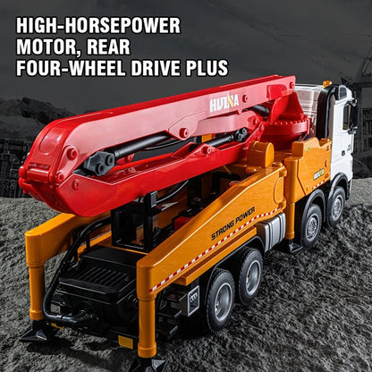 Huina RC 1381G 1:18 Betonpomp Truck Groen