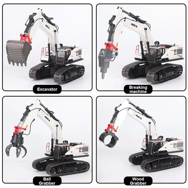 Huina RC 1594 1:14 Graafmachine (Volledig Staal)