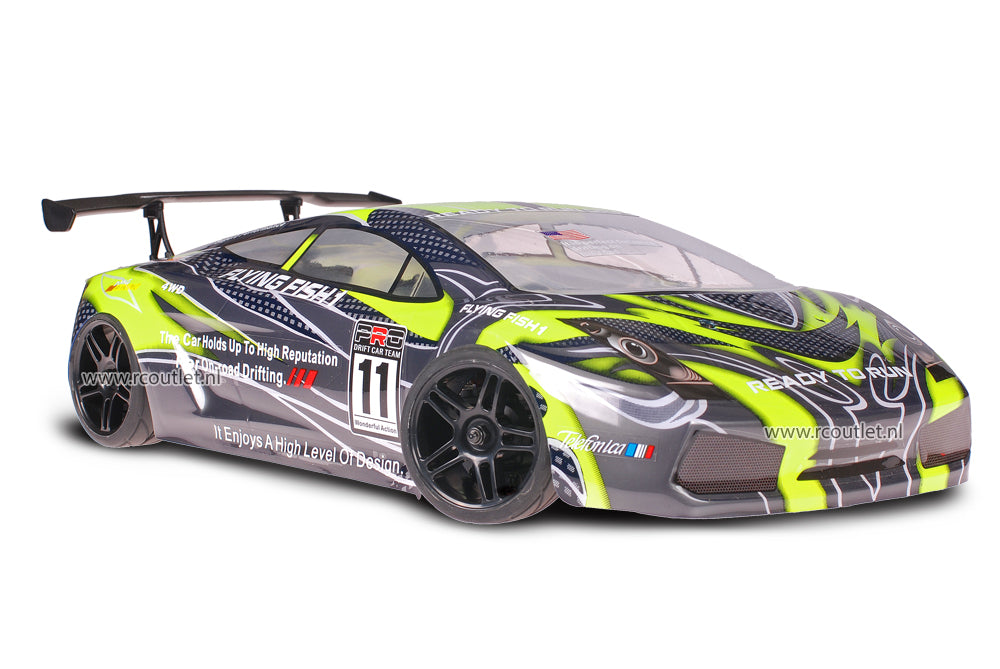 Himoto 1:10 Lamborghini Green Carbon