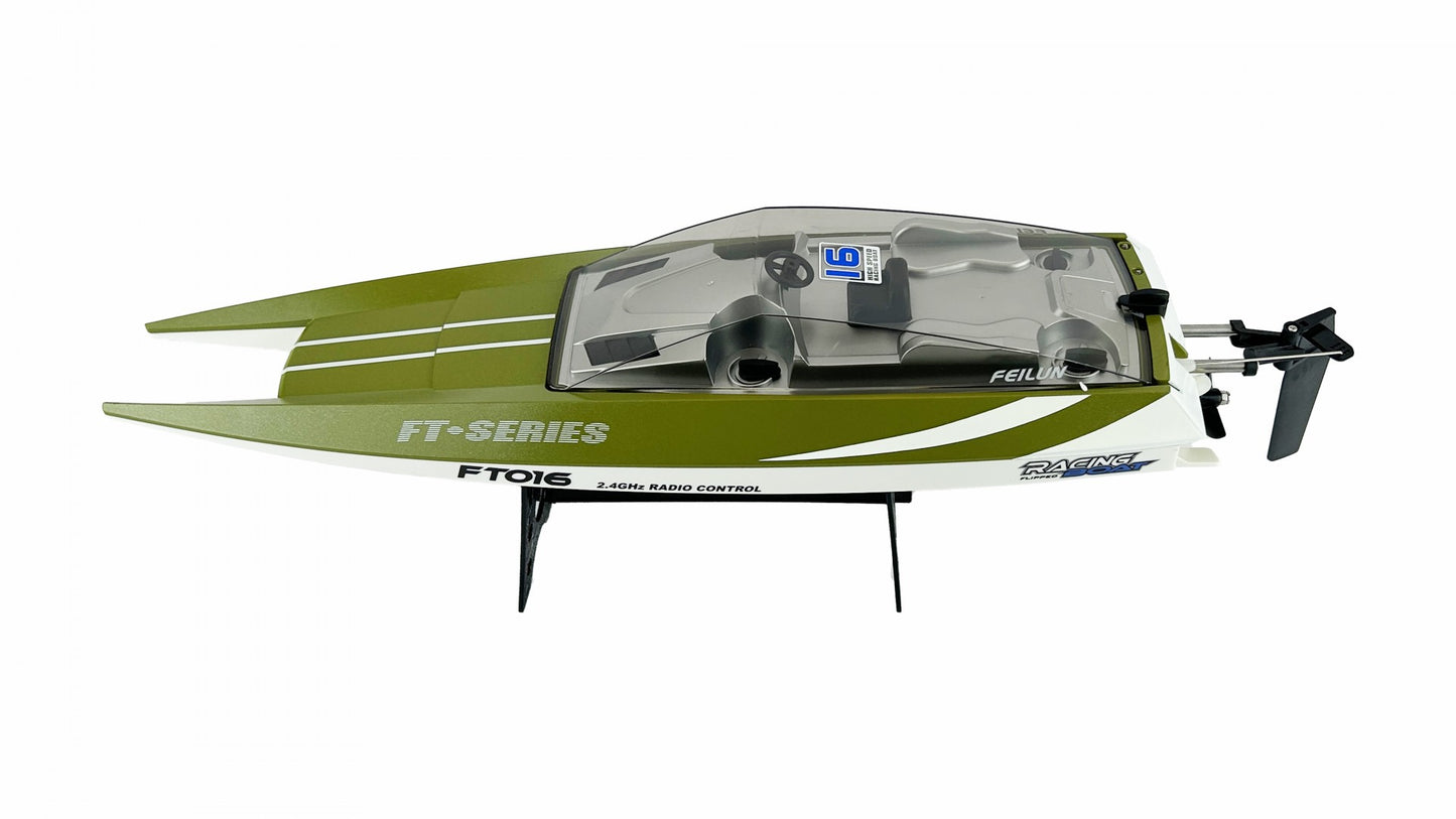 Fei Lun FT016 Boot + 2S LiPo Accu | 30km/uur! Groen