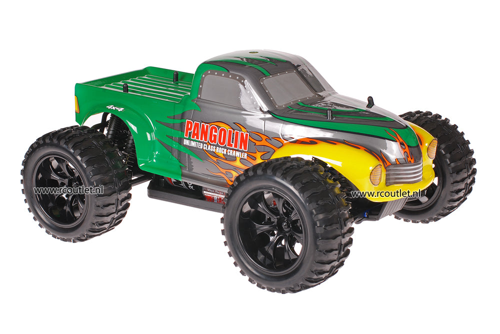 Himoto 1:10 RC Monster Truck Pangolin Green 2.4GHz AANBIEDING!
