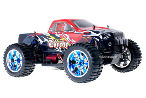 Himoto Brushless Truck Black Red 2.4GHz AANBIEDING!