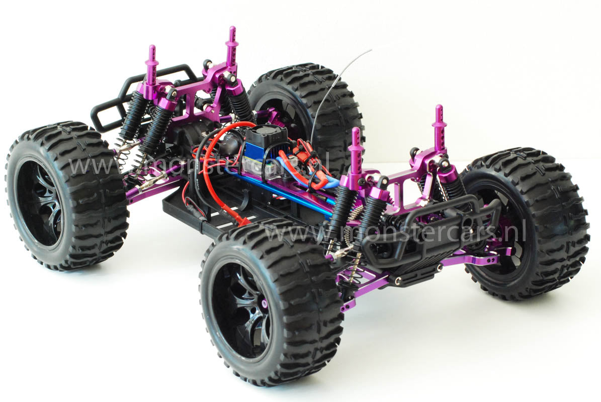 08010BL Himoto Velg + Band BLACK 1:10 TRUCK (2St)