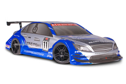 Himoto 1:10 Brushless Mercedes Blue Carbon