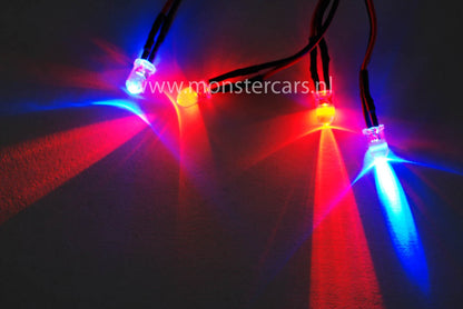 RC 4-LED Kap Verlichting - 9V Aansluiting