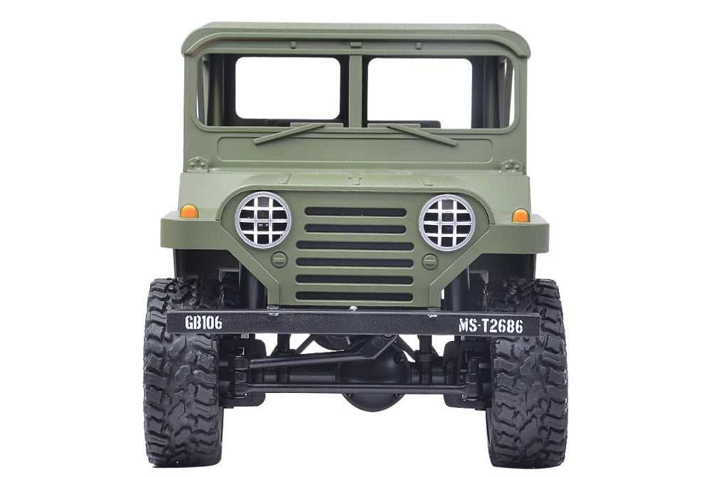Vortex RC Military Jeep 4WD Green 2.4GHz