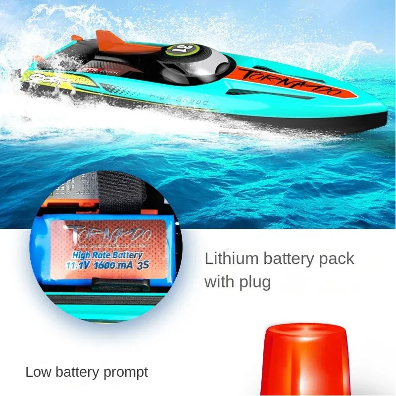 Heng Long 3789 Tornado Speedboot + 3S LiPo Accu  |  65km/uur