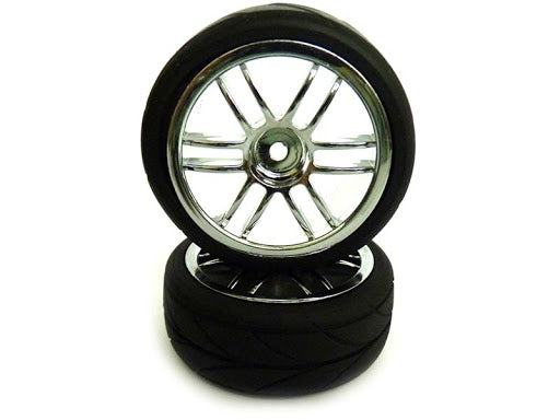 02020V Velg + Band CHROME NASCADA (2St)